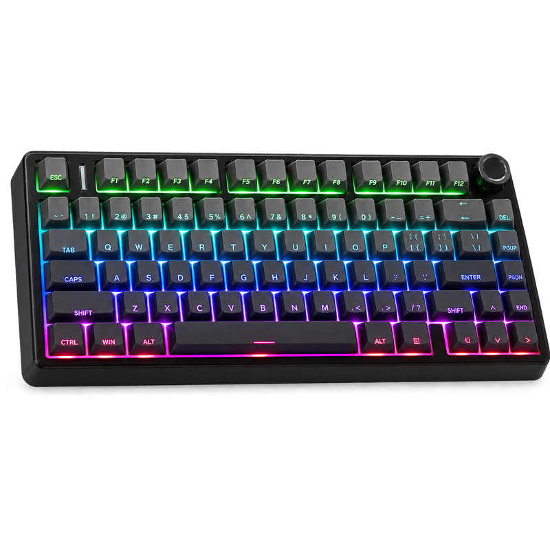AULA F75 75% Wireless Mechanical Gaming Keyboard – RGB, Hot-Swappable Switches & Volume Knob