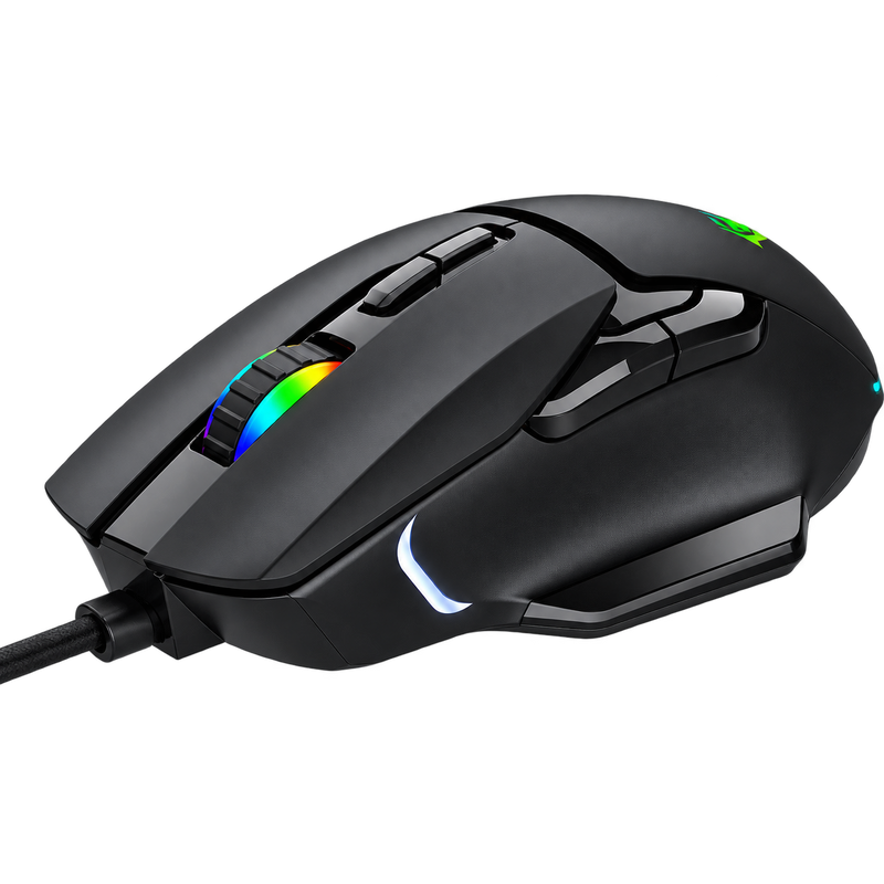 AULA F815 RGB Wired Gaming Mouse – Ergonomic Design, Adjustable DPI & RGB Lighting