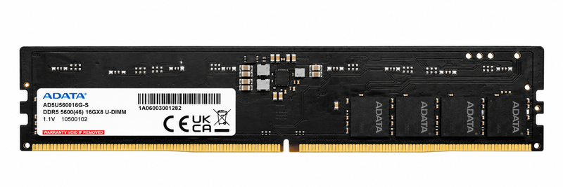 Adata 5600MHz C46 DDR5 U-DIMM Desktop Memory