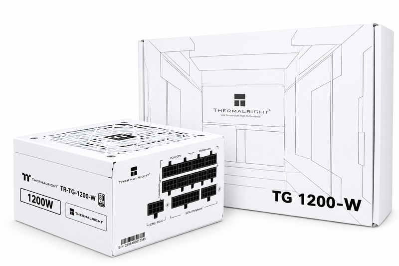 Buy Thermalright TG-1200 1200W 80 Plus Gold Fully Modular Power Supply (White) in Pakistan