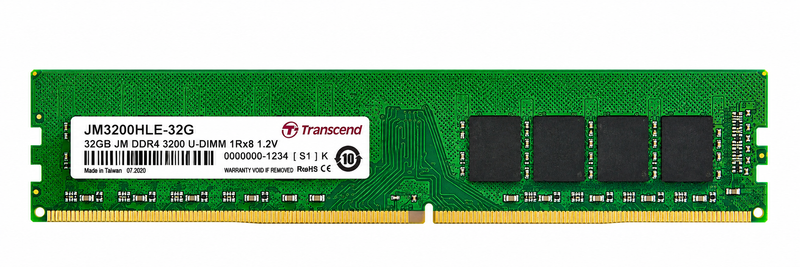 Transcend 32GB 3200MHz Desktop Memory DDR4