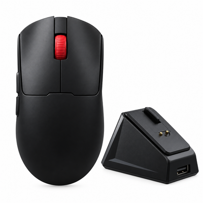 AULA SC380 Pro Wireless Gaming Mouse with Charging Dock – Ergonomic Design