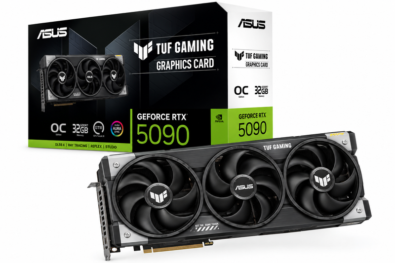 Buy Asus Tuf Gaming GeForce RTX 5090 32GB GDDR7 OC Edition Gaming Graphics Card in Pakistan