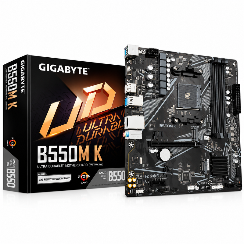 Gigabyte B550M K AM4 Micro-ATX Motherboard