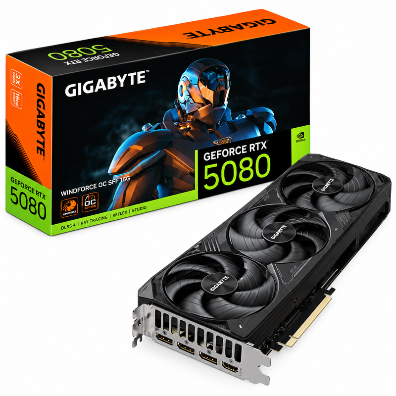 Buy Gigabyte GeForce RTX 5080 Windforce OC SFF 16GB Graphics Card in Pakistan