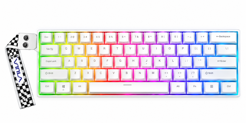 AULA Mini60 HE Pro Magnetic Gaming Keyboard – 60% Compact Layout, Hall Effect Switches & RGB Lighting