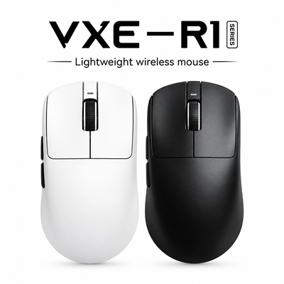 VXE R1 Pro Lightweight Wireless Gaming Mouse – Ergonomic Rechargeable Mouse