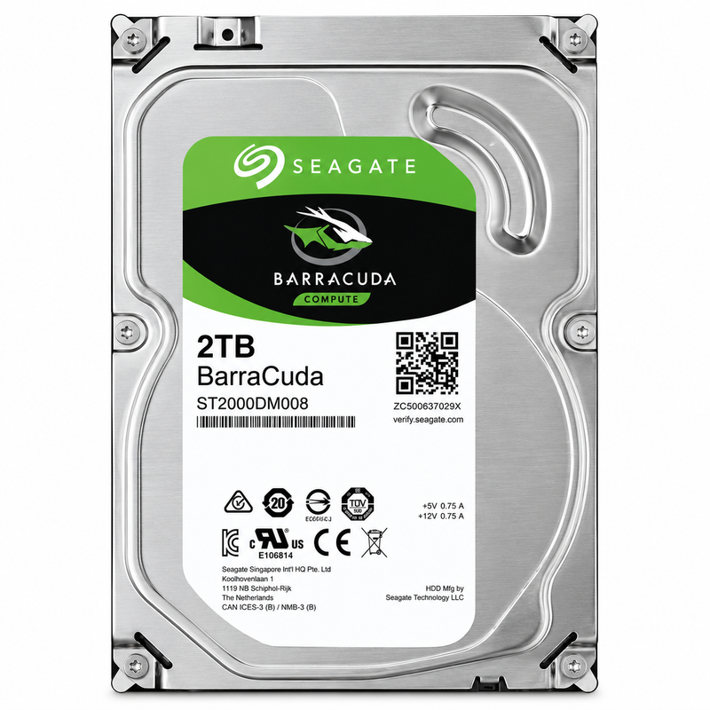 Seagate BarraCuda 2TB 3.5-Inch SATA Internal Hard Drive