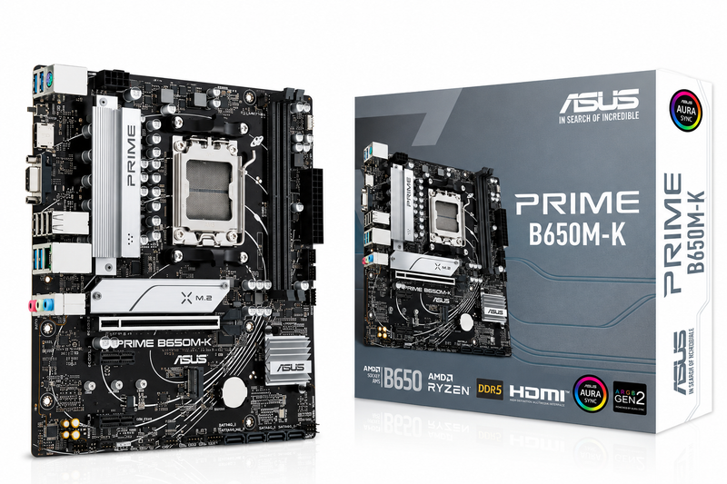ASUS PRIME B650M-K AMD AM5 Micro-ATX DDR5 Motherboard