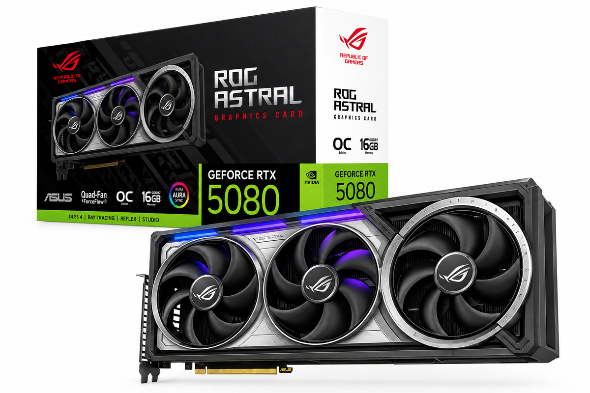 Buy Asus Rog Astral GeForce RTX 5080 16GB OC Edition Graphics Card in Pakistan