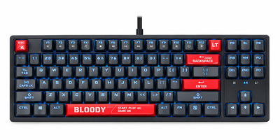 AT87 Alpha Optical Switch Mechanical Keyboard – Bloody Red