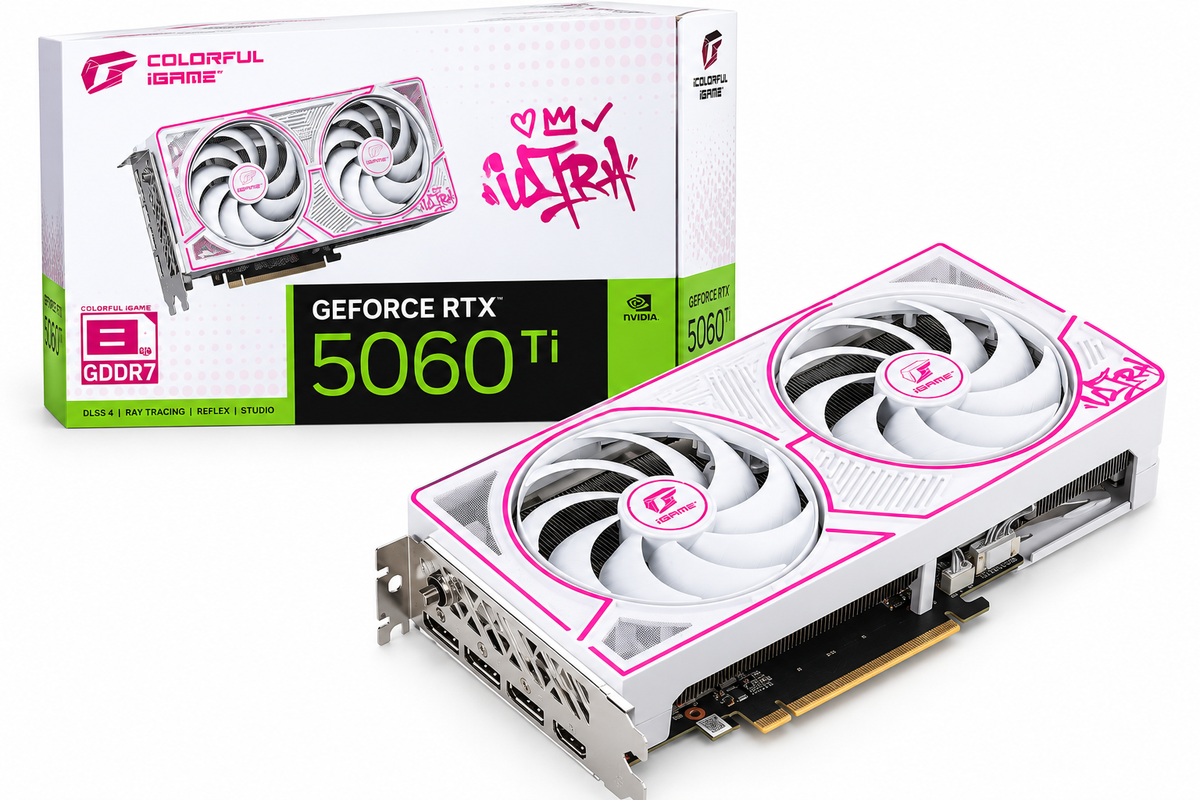 Buy Colorful iGame GeForce RTX 5060 Ti Ultra W DUO OC 8GB-V Graphics Card in Pakistan