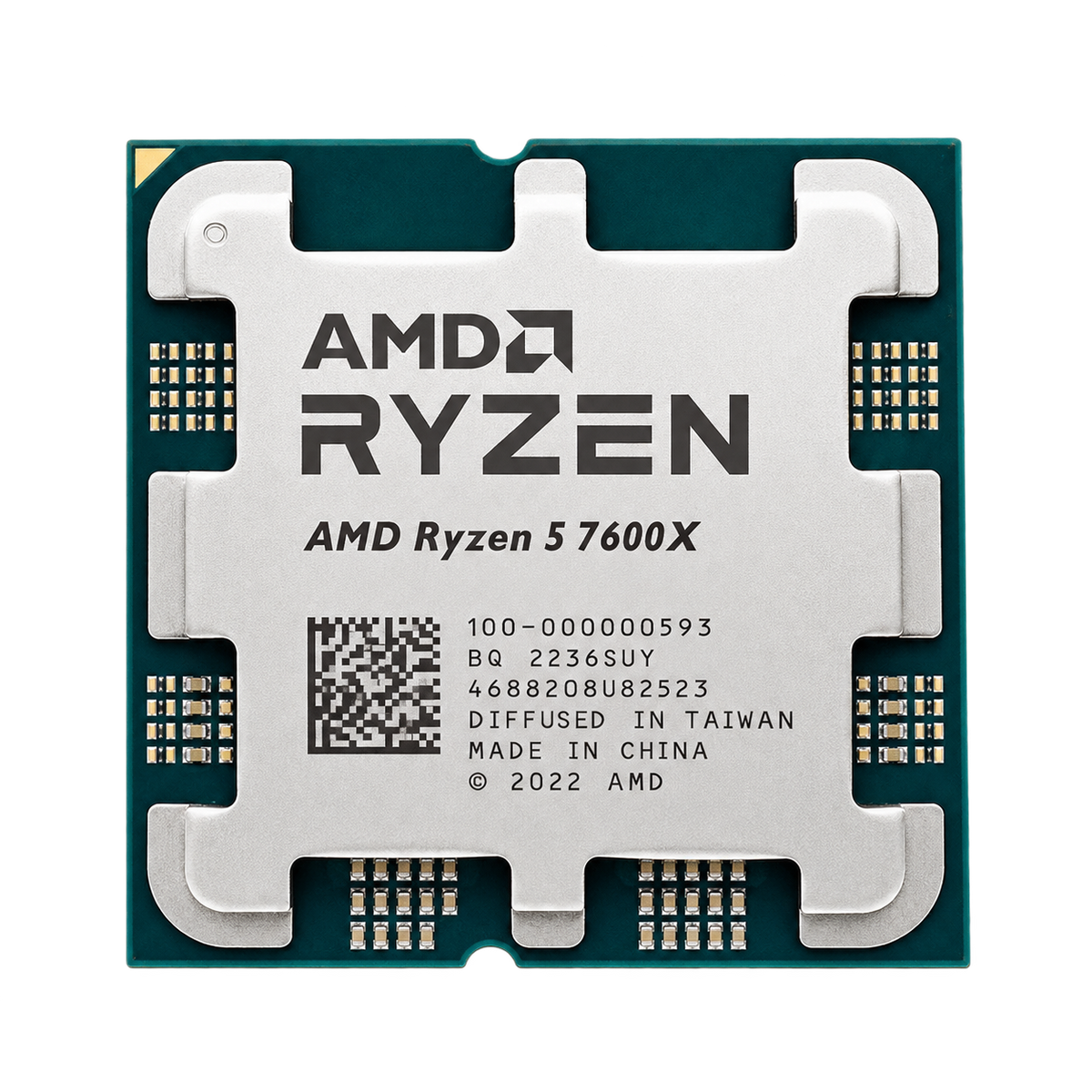 AMD Ryzen 5 7600X 6-Core 12-Thread Desktop Processor – AM5 CPU