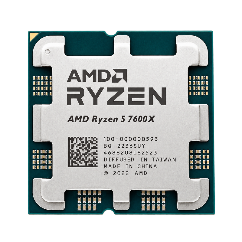 AMD Ryzen 5 7600X 6-Core 12-Thread Desktop Processor – AM5 CPU