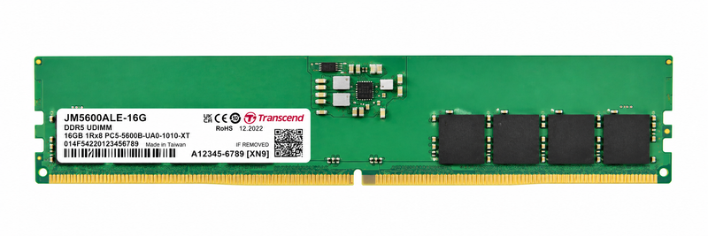Transcend 16GB 5600MHz DDR5 U-DIMM Desktop Memory