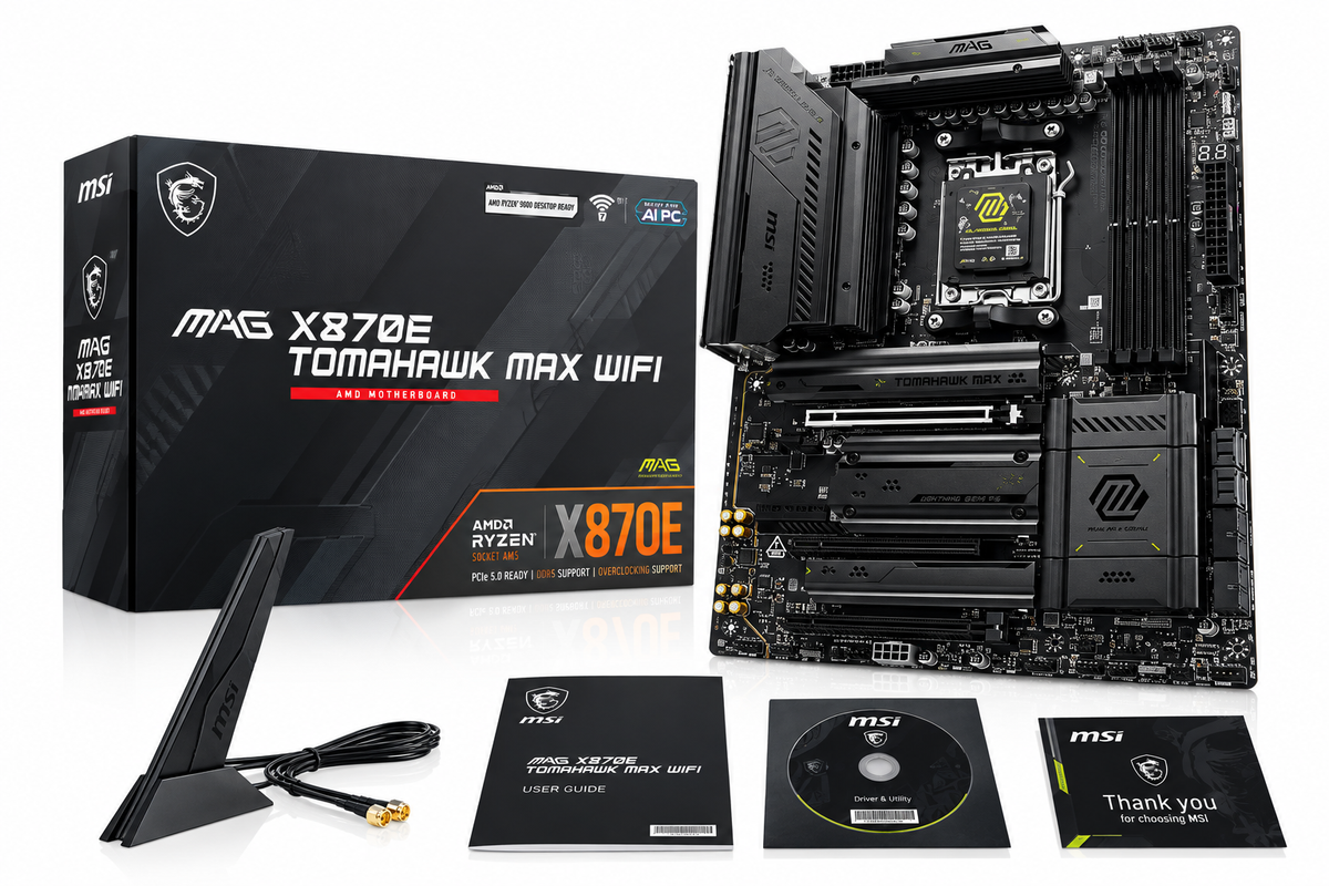 MSI MAG X870E Tomahawk Max WiFi Gaming Motherboard