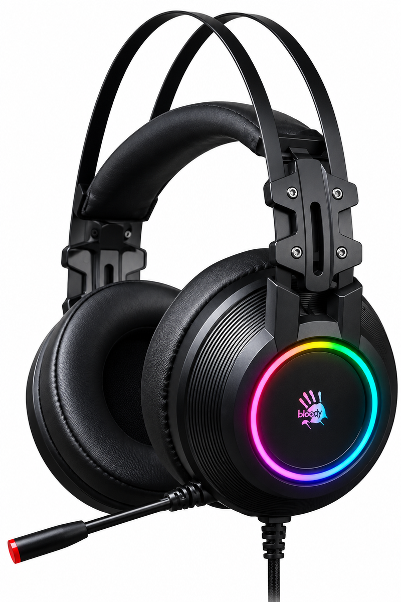 Bloody RGB Gaming Headset with Noise-Cancelling Microphone