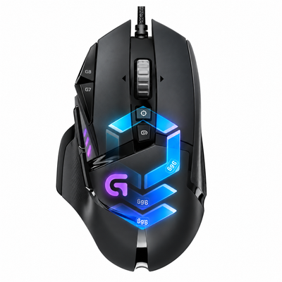 Logitech G502 HERO Wired Gaming Mouse