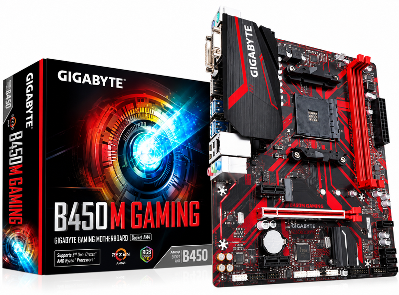 Gigabyte B450M GAMING AMD AM4 Micro-ATX Motherboard