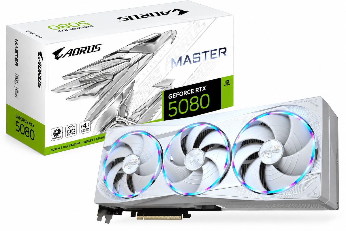 Buy Gigabyte Aorus GeForce RTX 5080 Master Ice 16GB Graphics Card in Pakistan