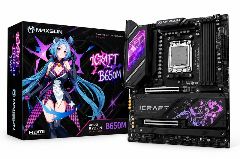 Buy Maxsun MS-iCraft B850 AIGA Motherboard in Pakistan
