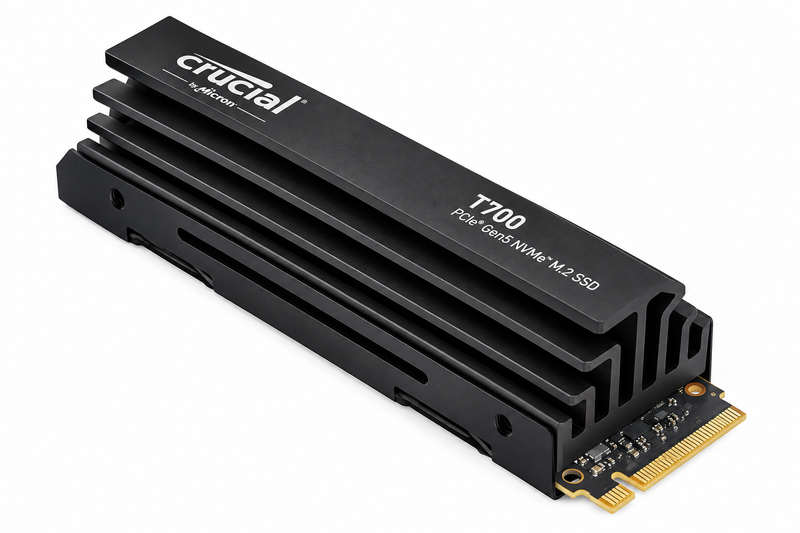 Buy Crucial T700 Pro Gen5 M.2 NVMe SSD with Heatsink in Pakistan